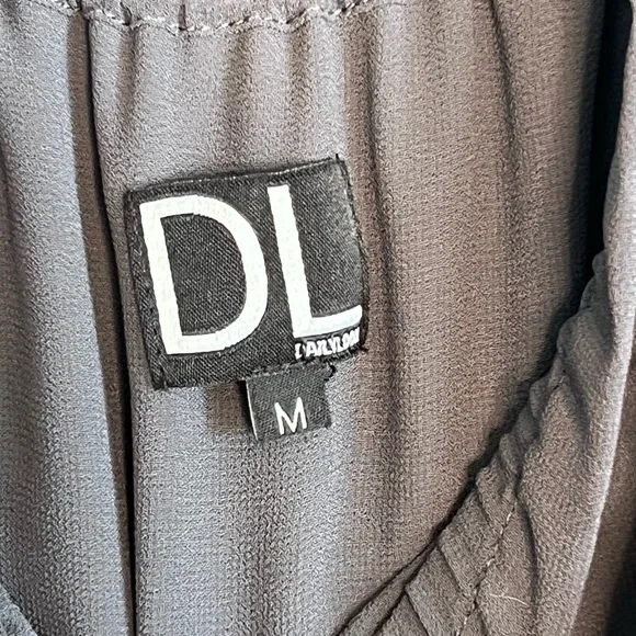 Elegant Gray Wide Leg Jumpsuit - Picture 5 of 5